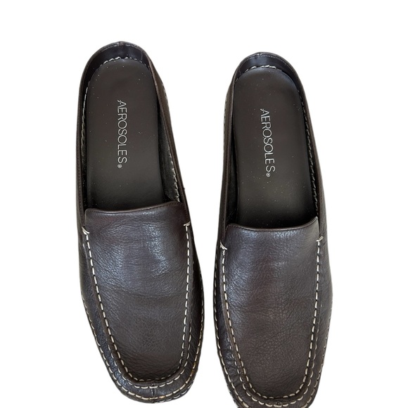 AEROSOLES Brown Mules - Picture 1 of 2